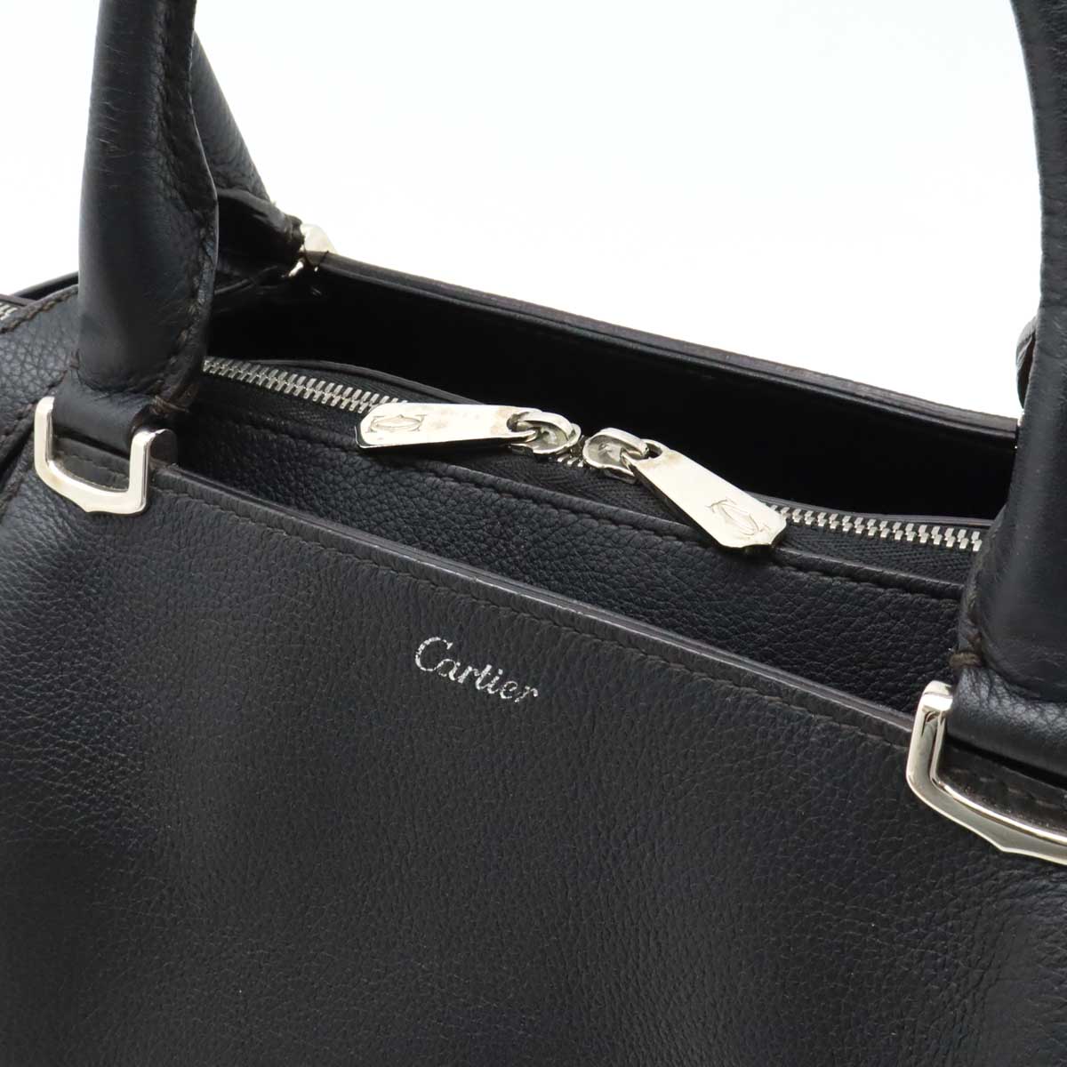 カルティエ C ドゥ カルティエ レザー 2WAY バッグ