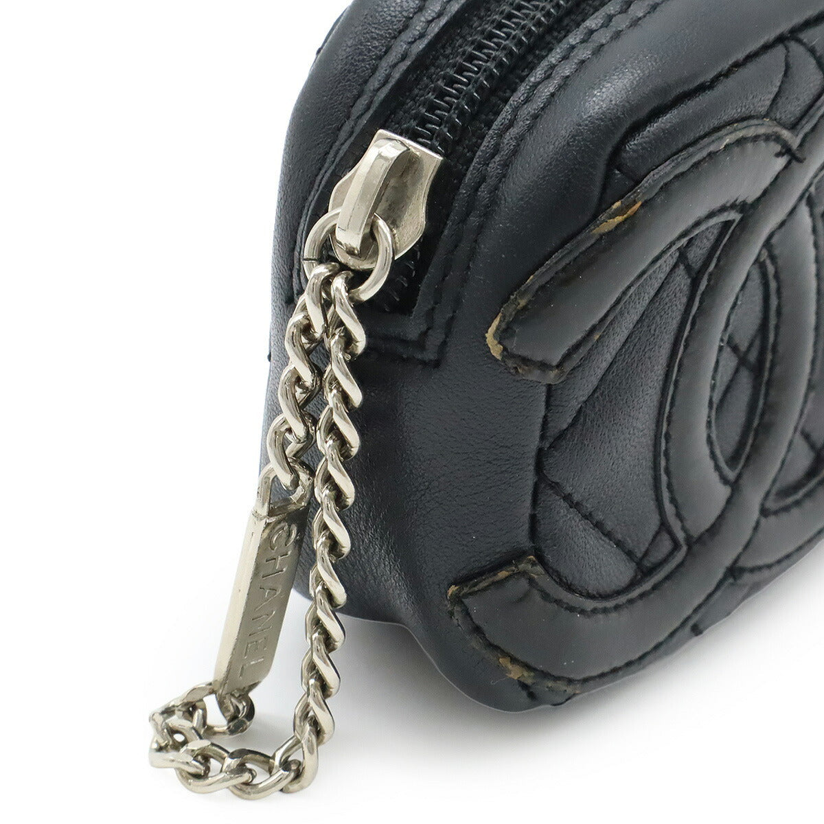 シャネル カンボン ライン ソフト カーフ マルチ ポーチ