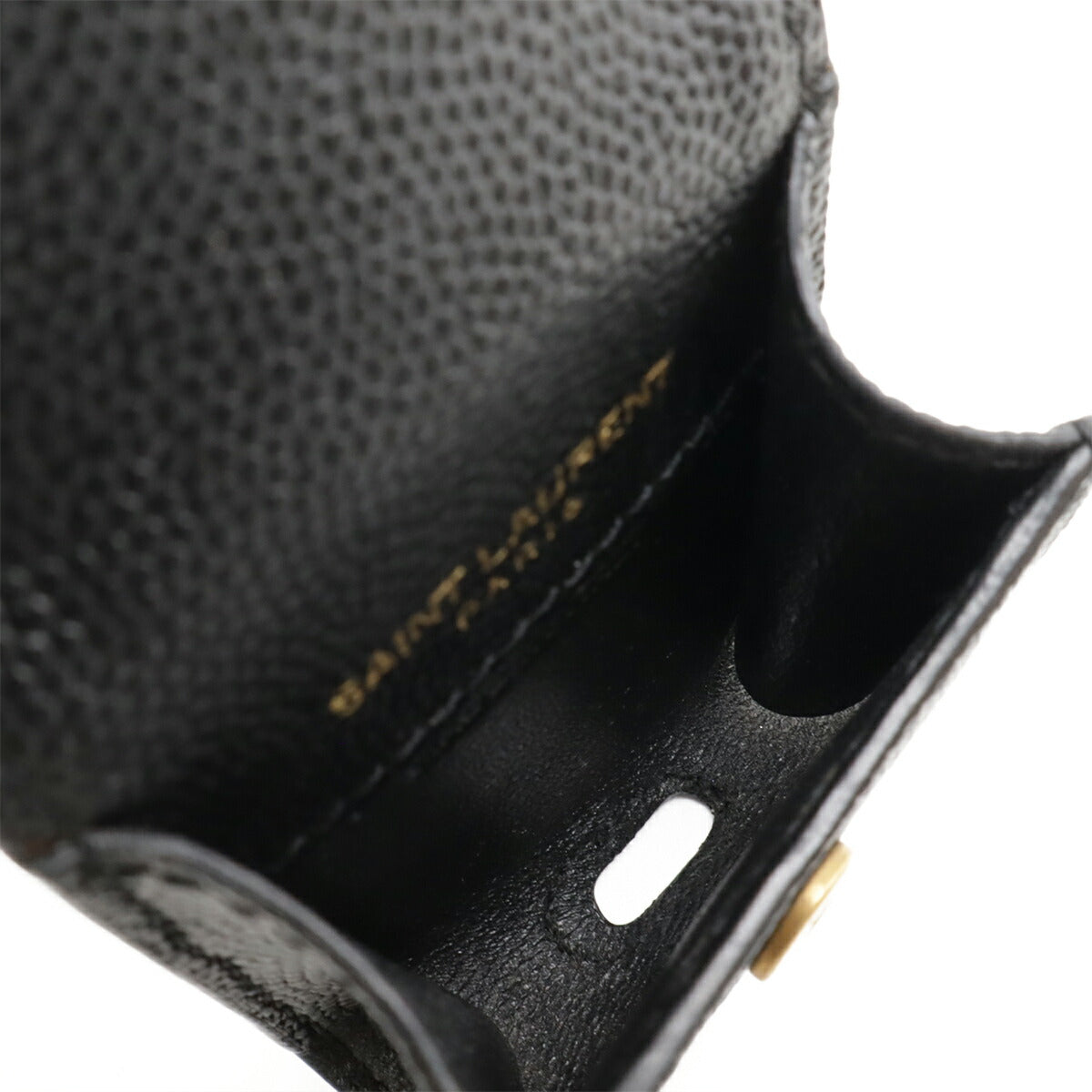 サン ローラン パリ レザー イヤホン ケース