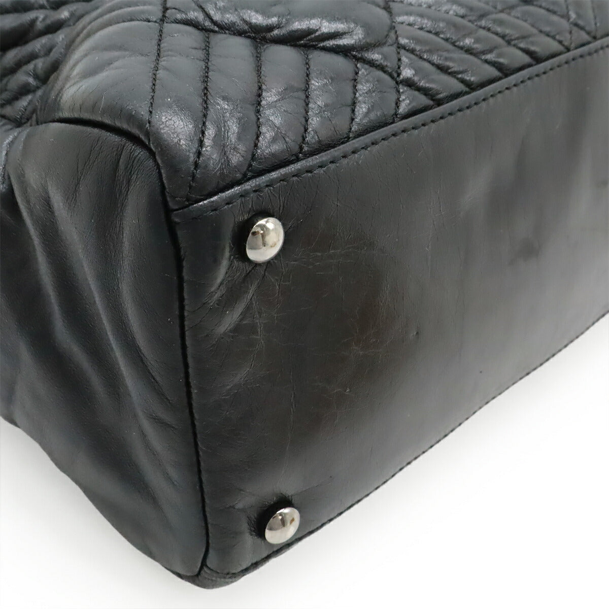 シャネル ココマーク キルティング レザー2wayショルダーバッグ