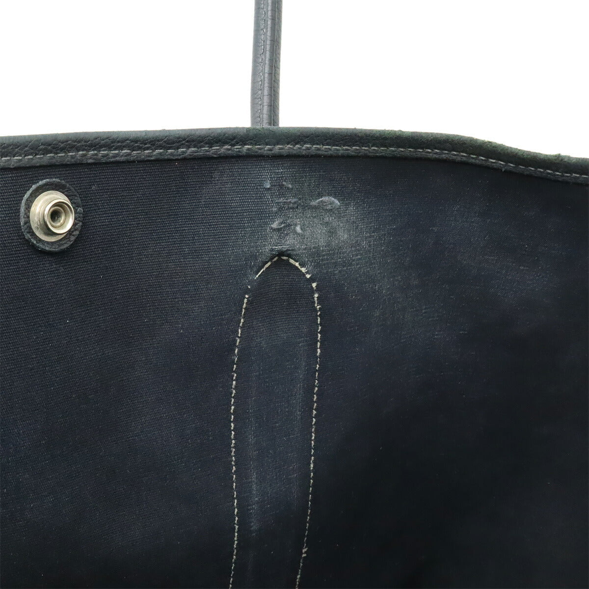 エルメス ガーデンパーティPM トワルオフィシエ レザー トートバッグ