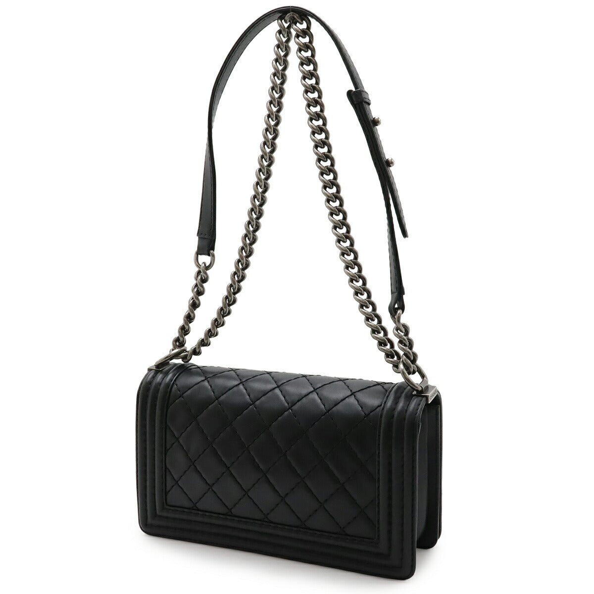 シャネル ボーイシャネル ソフトカーフ ショルダーバッグ