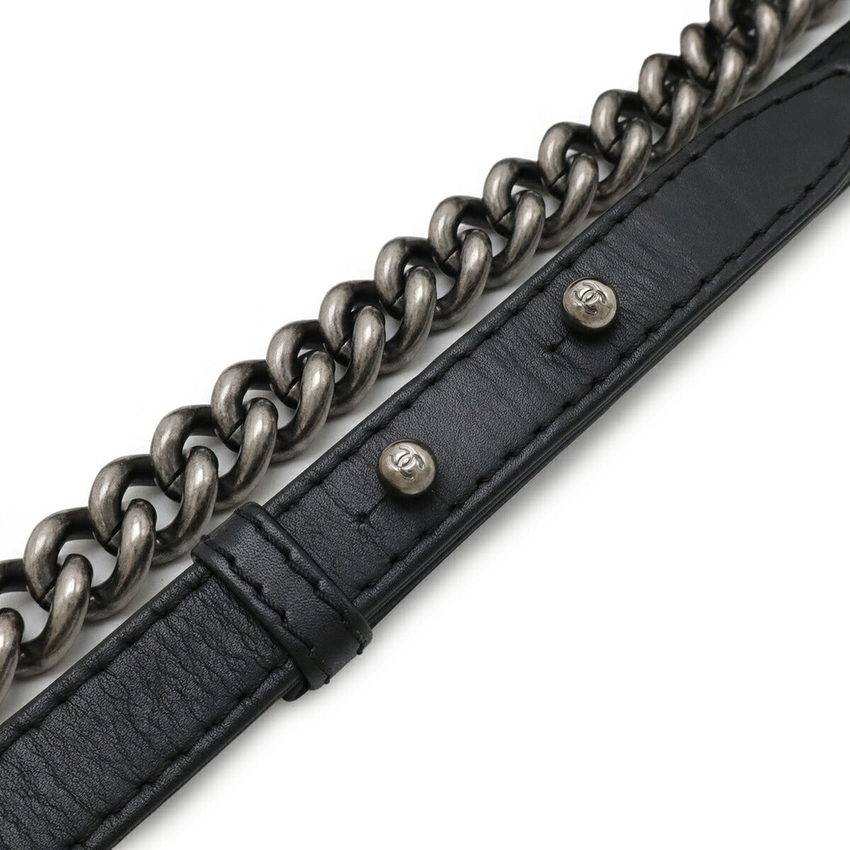 シャネル ボーイシャネル ソフトカーフ ショルダーバッグ