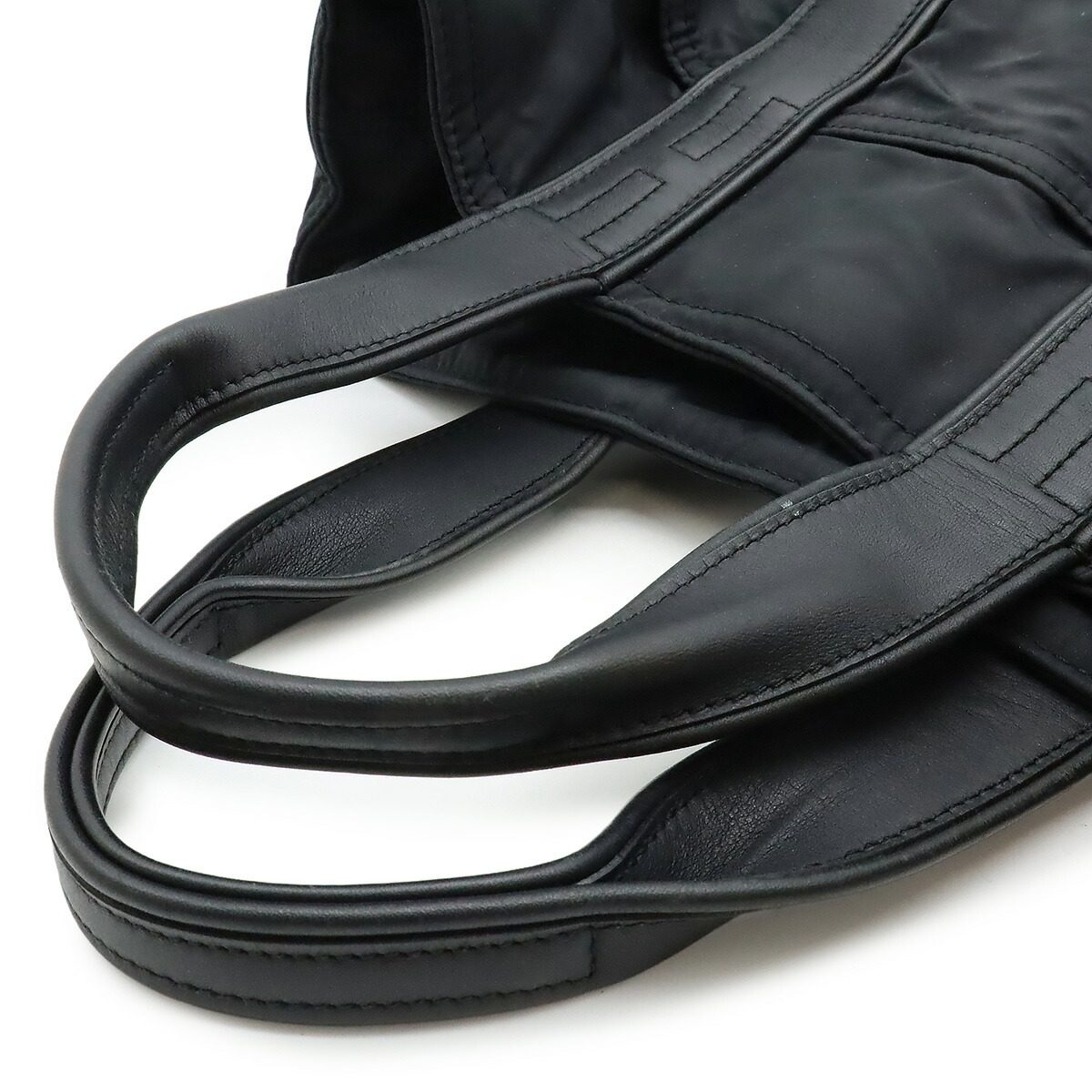 エルメス アカプルコPM ナイロン レザー トートバッグ