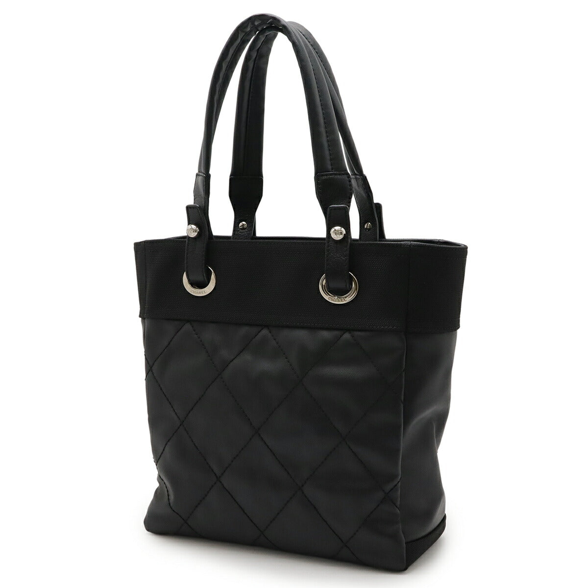 シャネル パリビアリッツ コーティングキャンバス 2wayトートバッグ