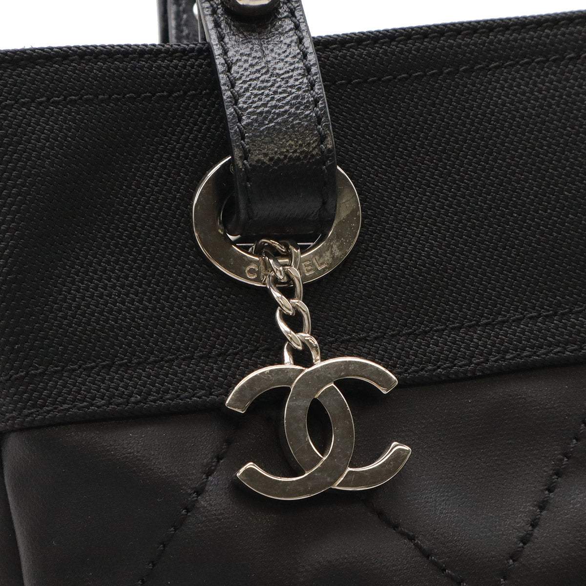 シャネル パリビアリッツ コーティングキャンバス 2wayトートバッグ