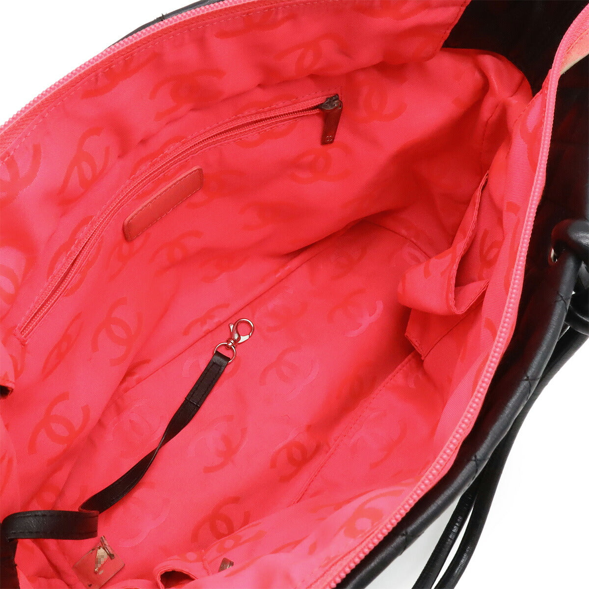 シャネル カンボンライン ソフトカーフ 2wayトートバッグ