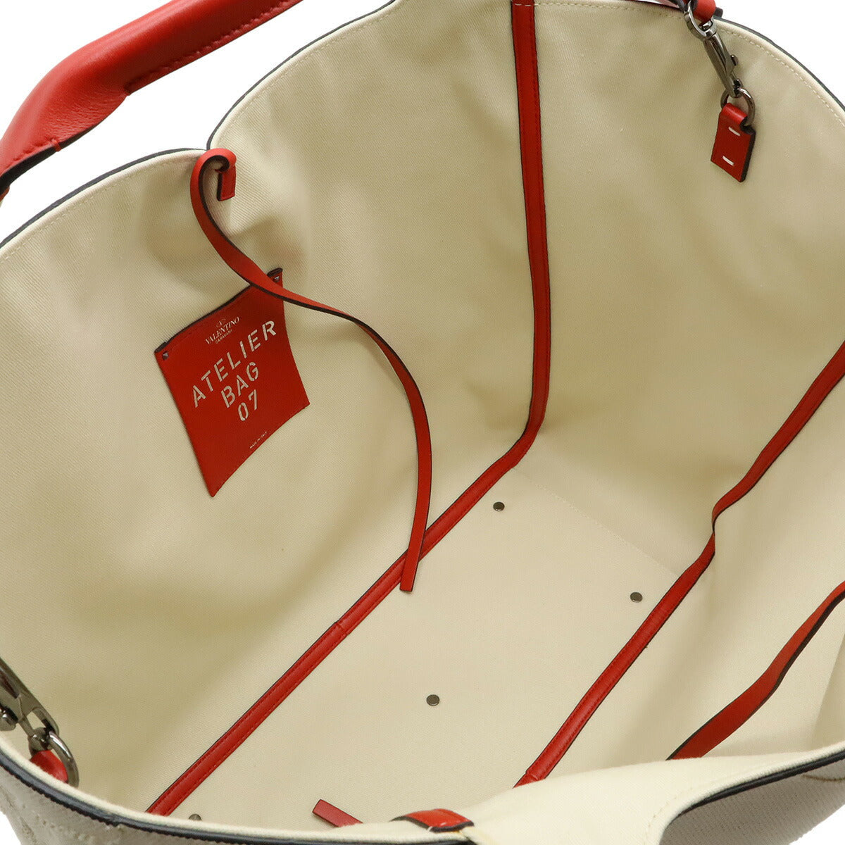 ヴァレンティノ ガラヴァーニ アトリエ 07 キャンバス 2WAYトートバッグ