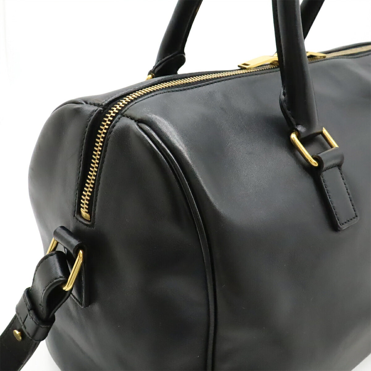 イヴサンローランパリ クラシックダッフル6 レザー2WAYバッグ