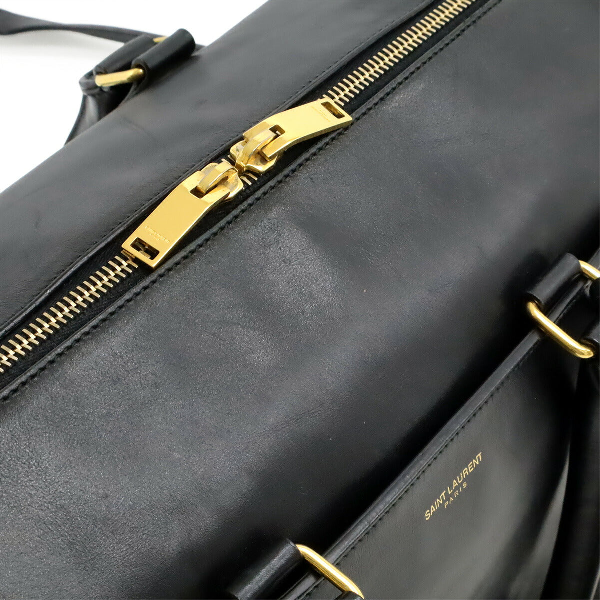 イヴサンローランパリ クラシックダッフル6 レザー2WAYバッグ