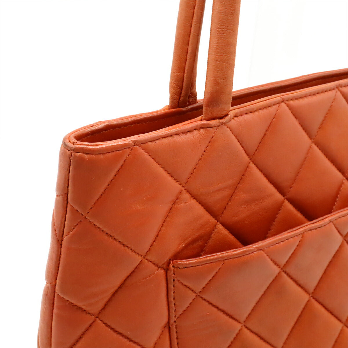 シャネル マトラッセ ココマーク 復刻トート ラムスキン 2wayバッグ
