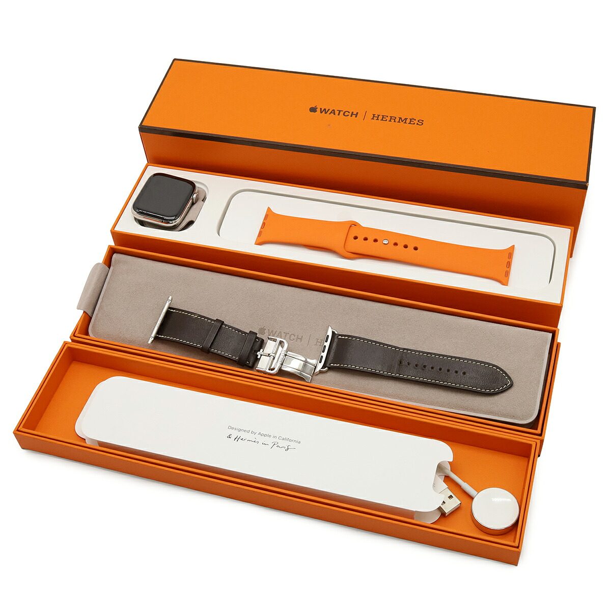 エルメス Apple Watch Series4 ステンレススチール スマートウォッチ