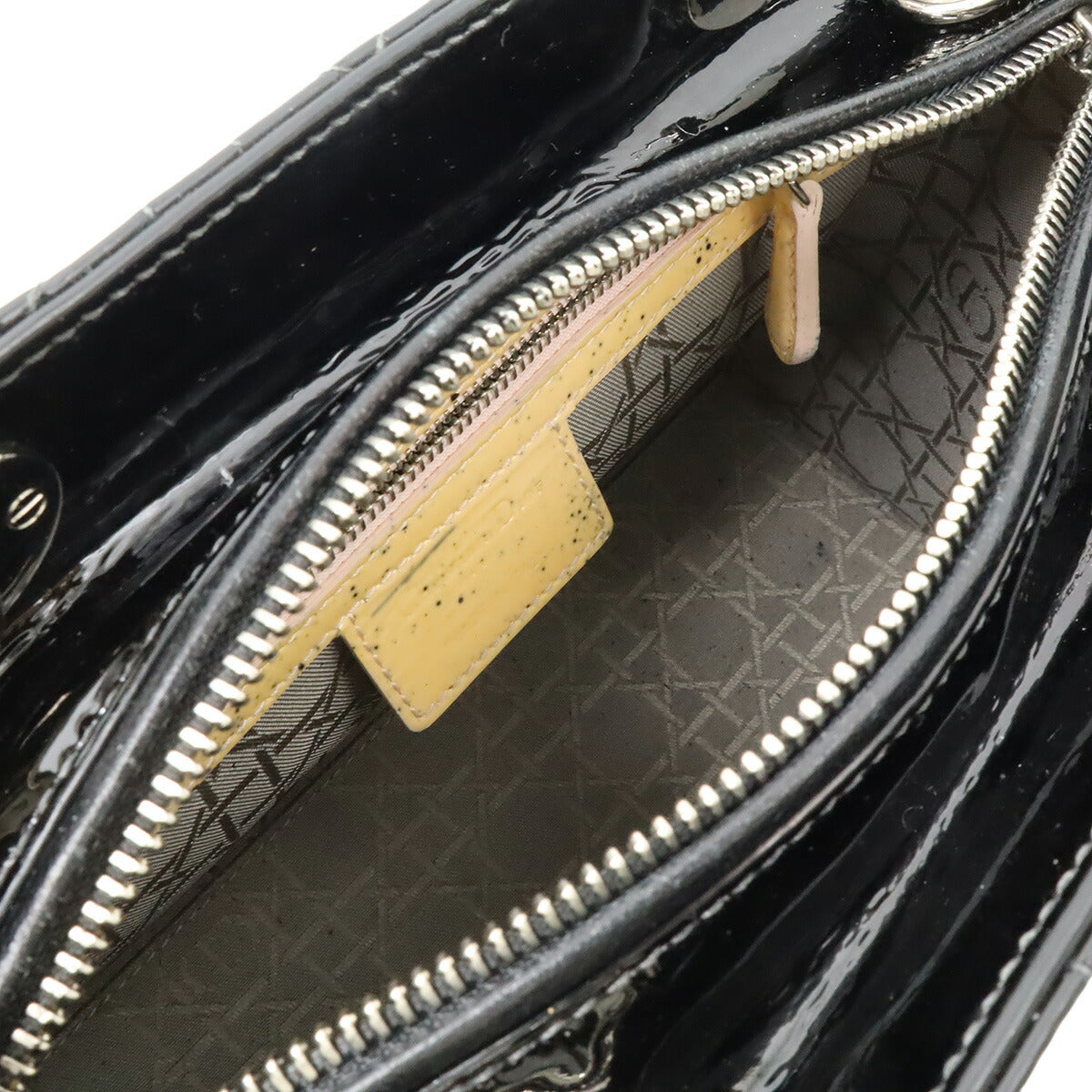 クリスチャンディオール レディディオール パテントレザー 2wayバッグ