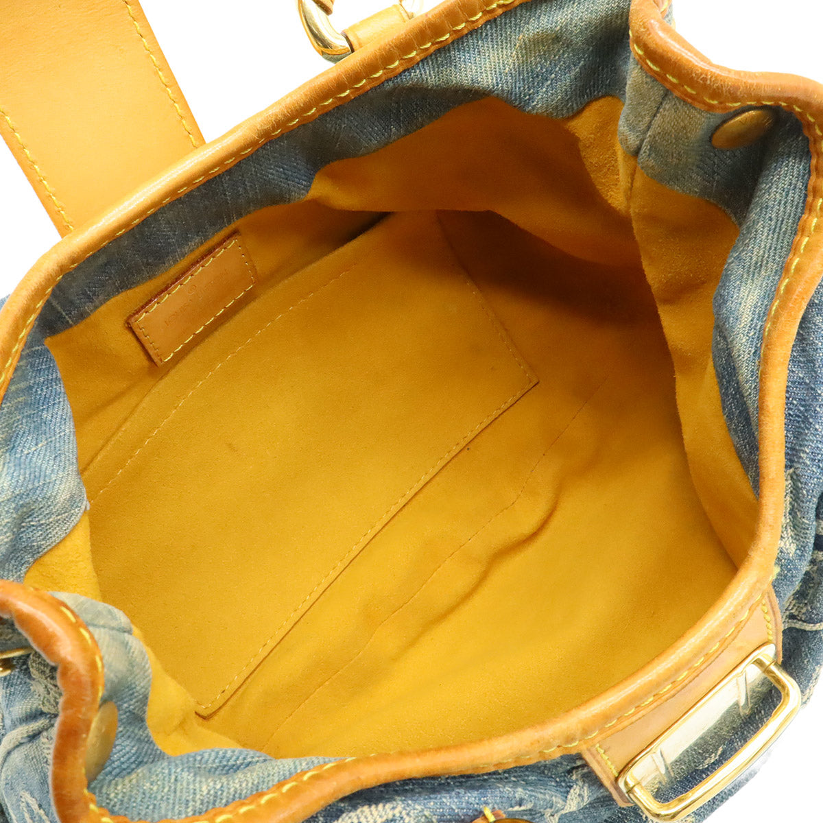 ルイヴィトン プリーティ モノグラムデニム ハンドバッグ