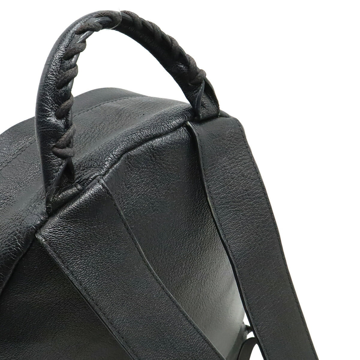 バレンシアガ シティ レザー バックパック