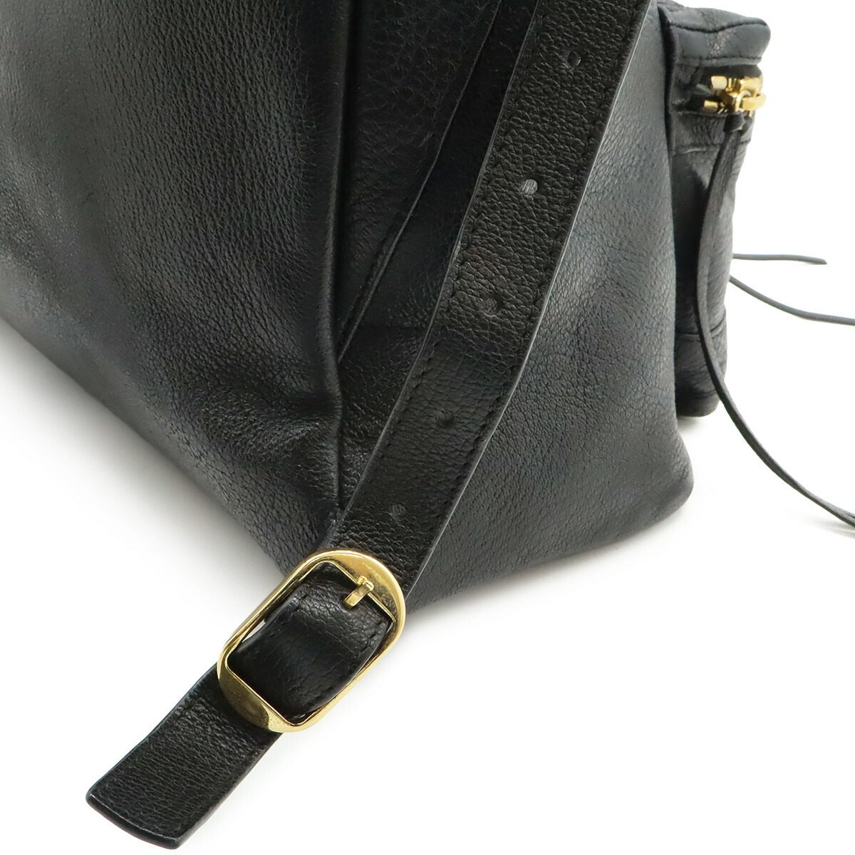 バレンシアガ シティ レザー バックパック
