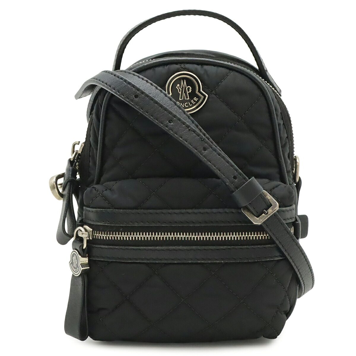 モンクレール KILIA SMALL ナイロン レザー2wayショルダーバッグ