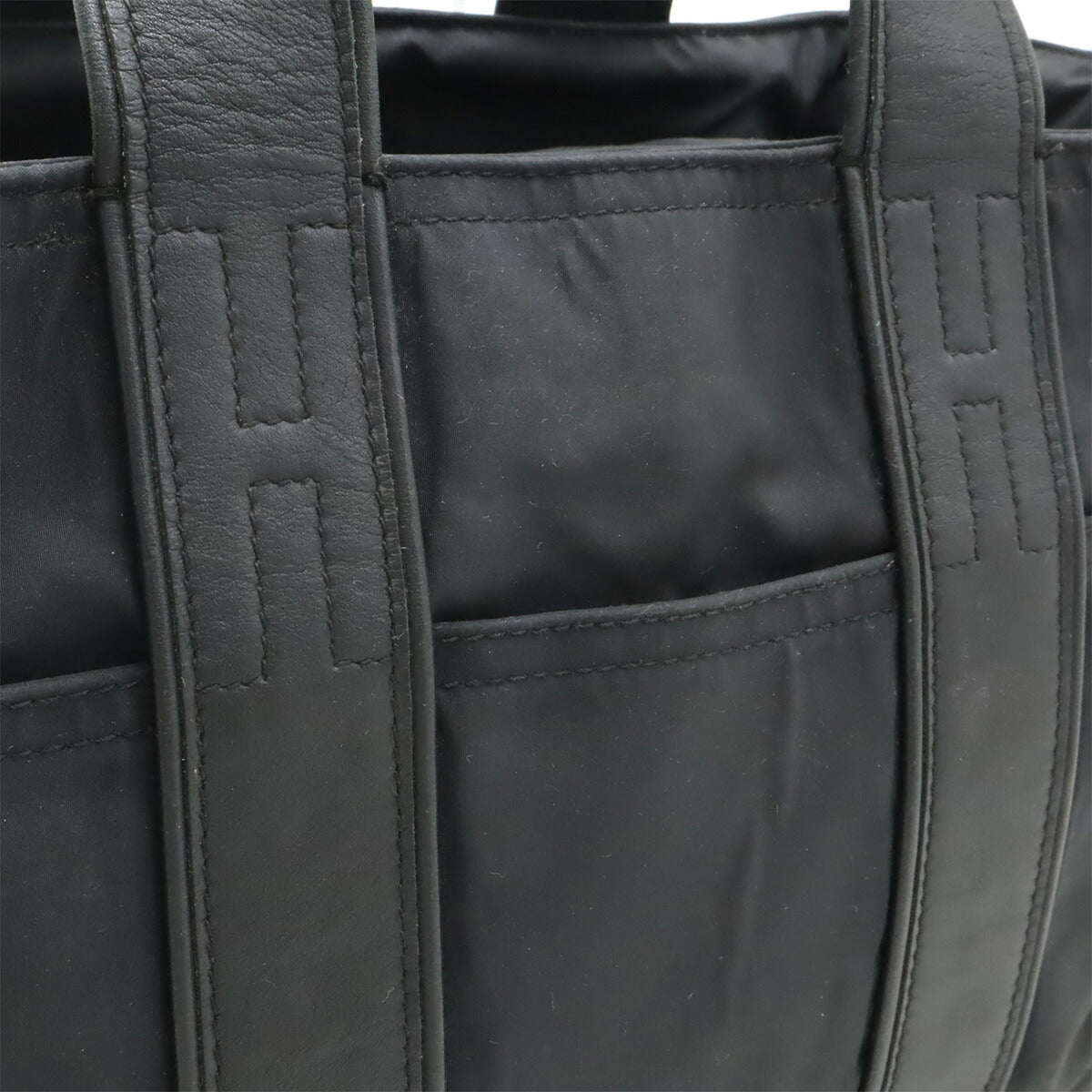 エルメス アカプルコPM ナイロン レザー トートバッグ