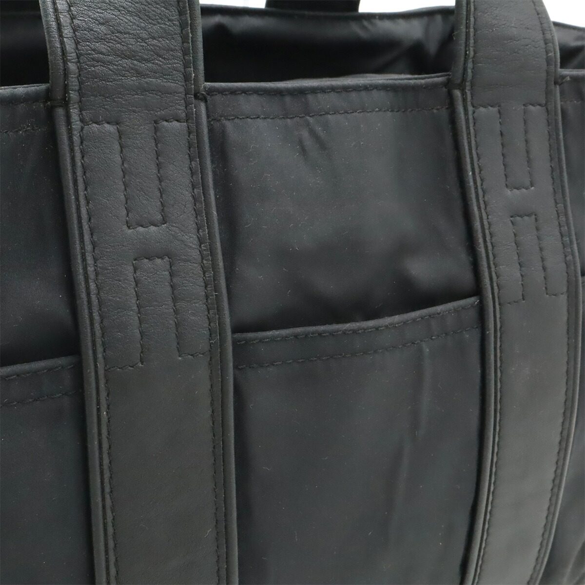 エルメス アカプルコPM ナイロン レザー トートバッグ
