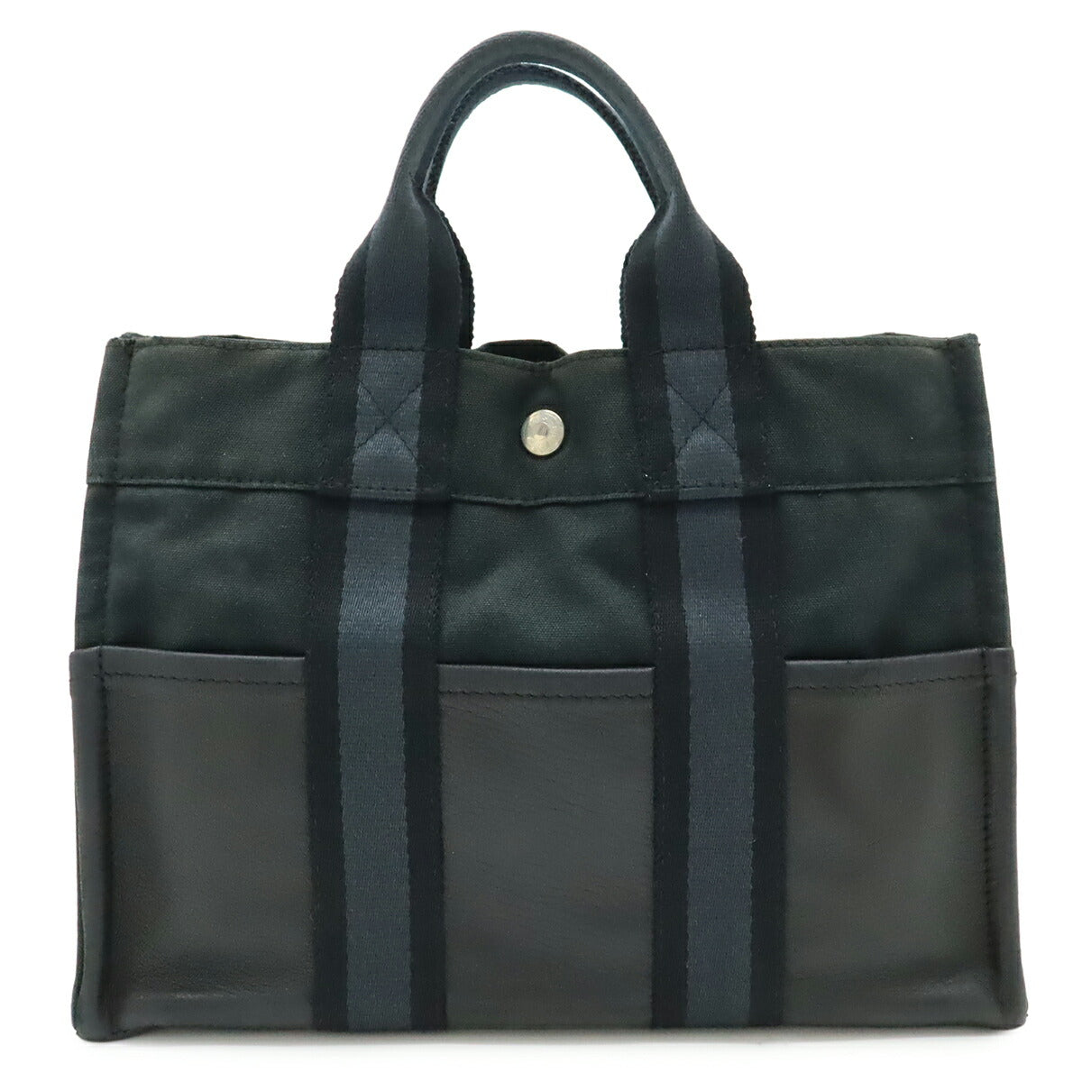 エルメス エールバッグPM キャンバス レザー トートバッグ