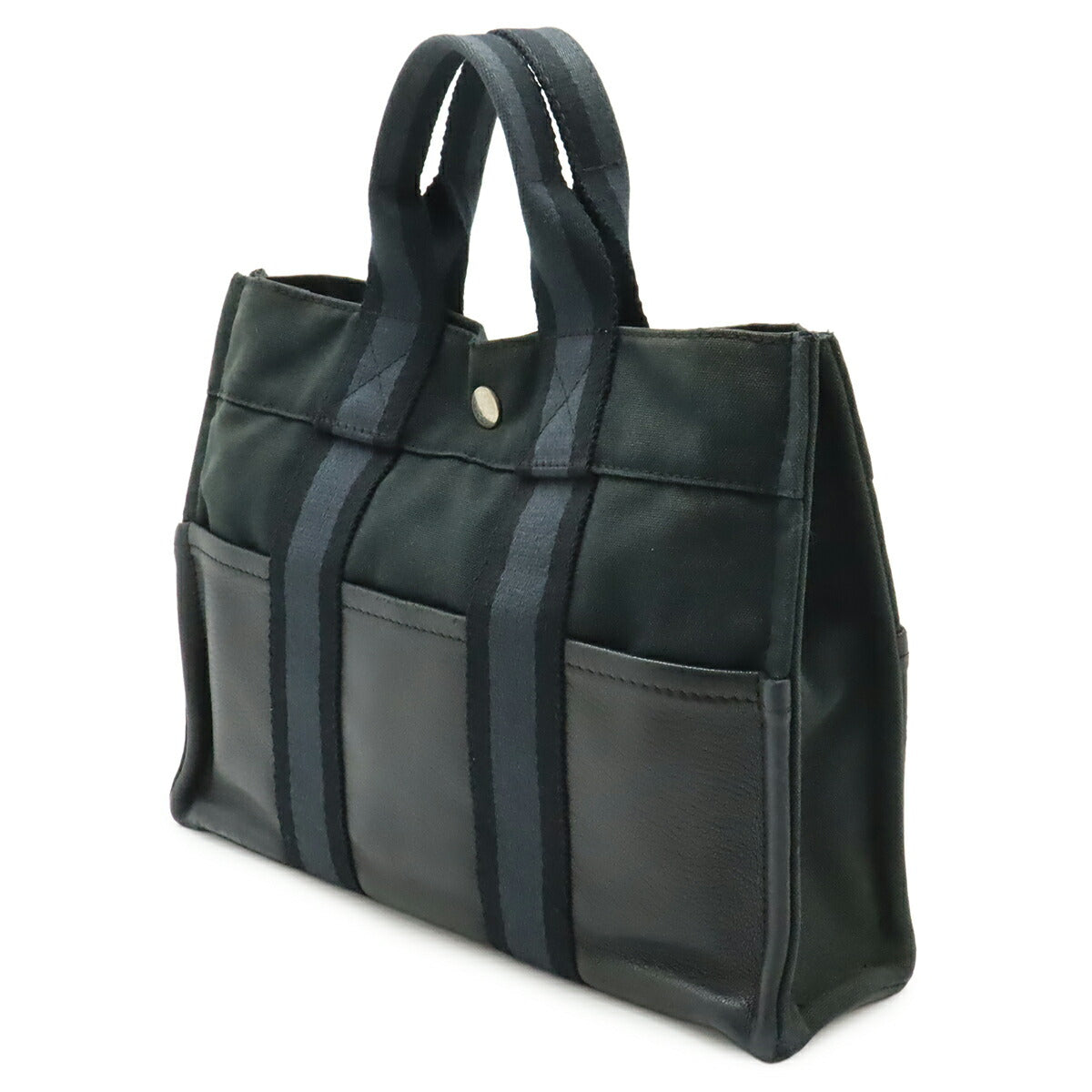 エルメス エールバッグPM キャンバス レザー トートバッグ