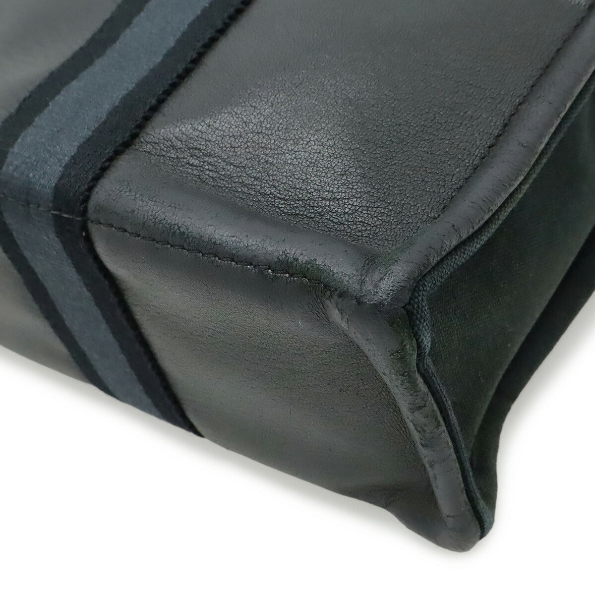 エルメス エールバッグPM キャンバス レザー トートバッグ