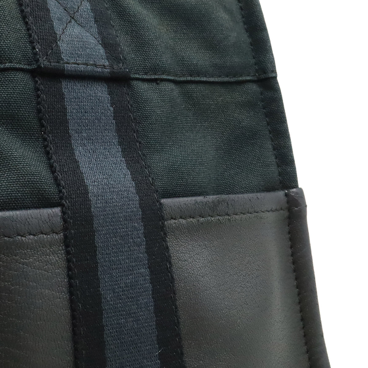 エルメス エールバッグPM キャンバス レザー トートバッグ