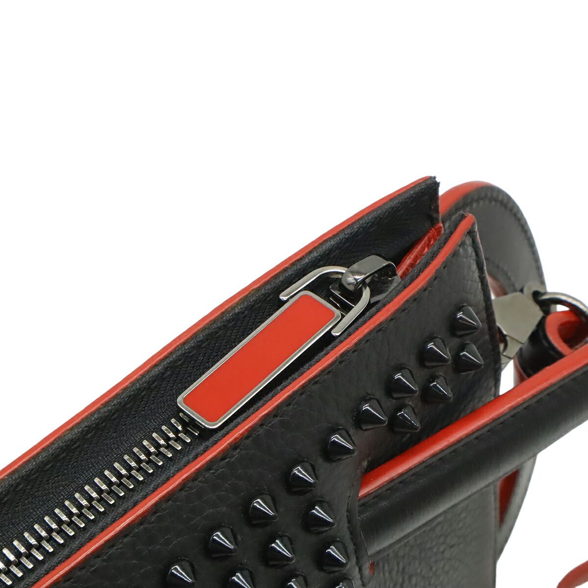 クリスチャンルブタン TRIC TRAC スモール レザー3WAYハンドバッグ