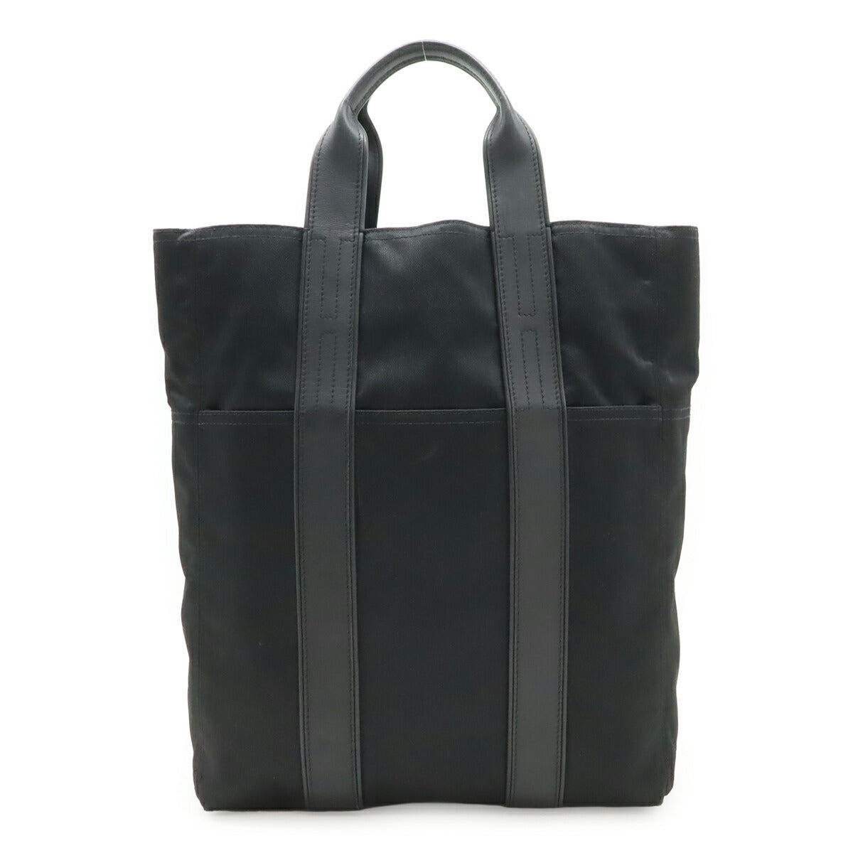 エルメス アカプルコMM トワルシェブロン レザートートバッグ