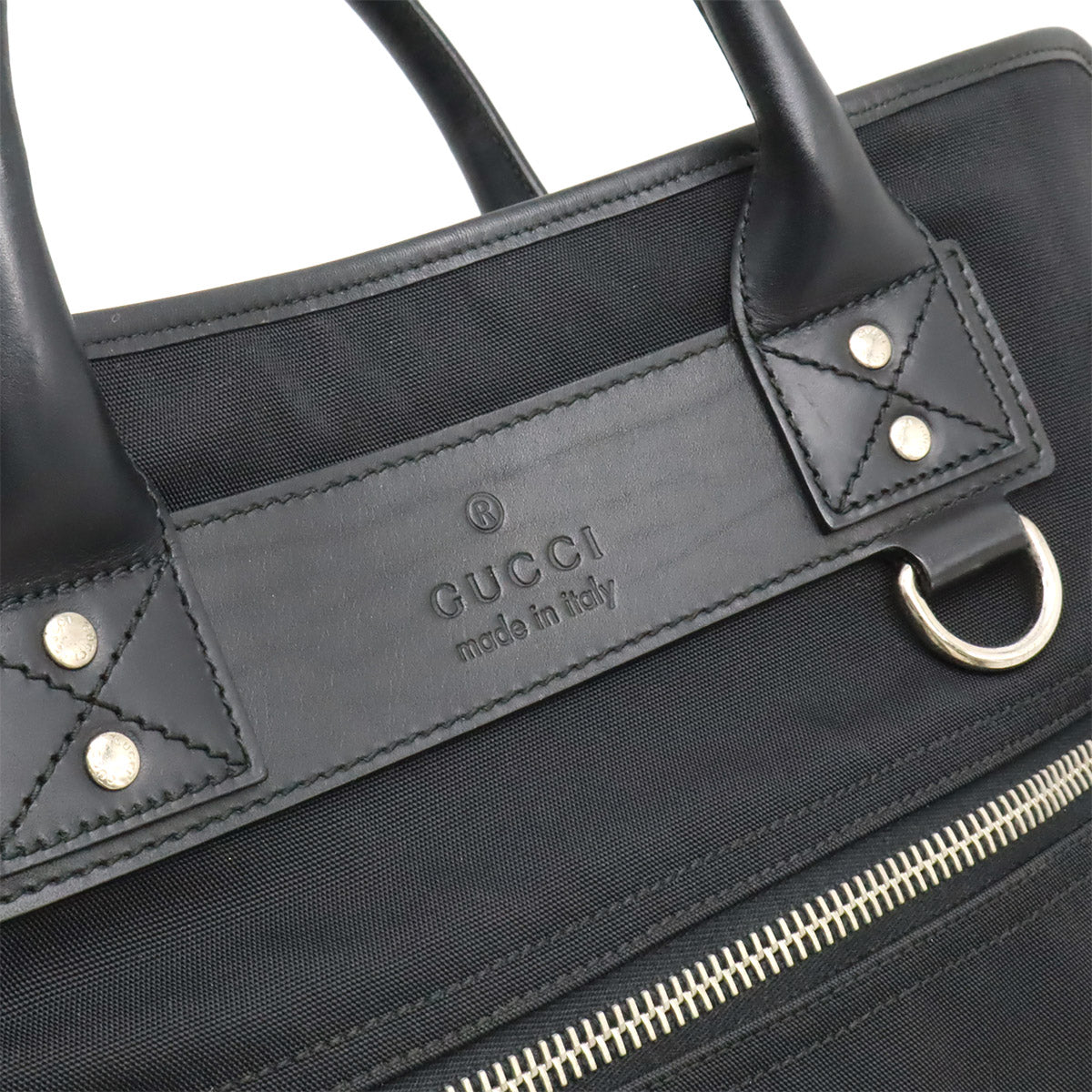 グッチ ナイロンキャンバス ビジネスバッグ