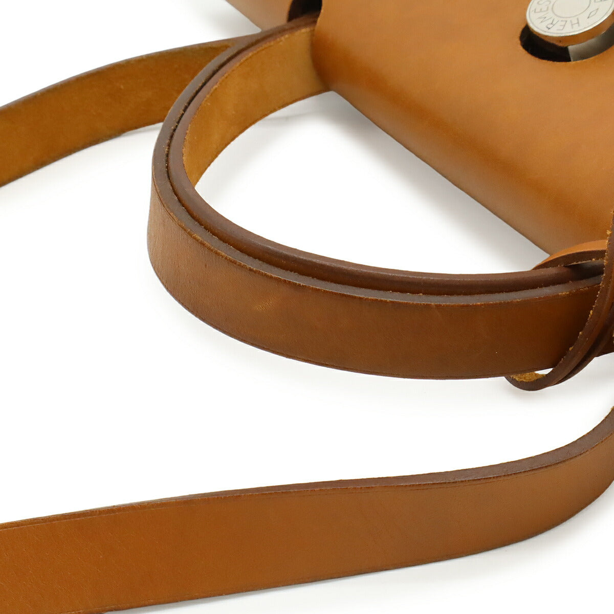 エルメス エールバッグジップPM トワルオフィシエ カーフ ハンドバッグ
