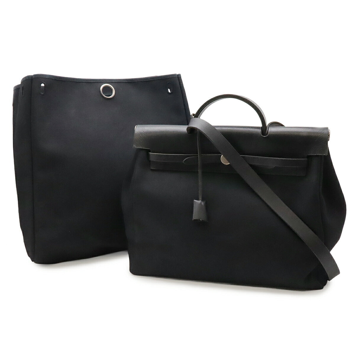 エルメス エールバッグMM トワルオフィシエ レザー 2wayバッグ