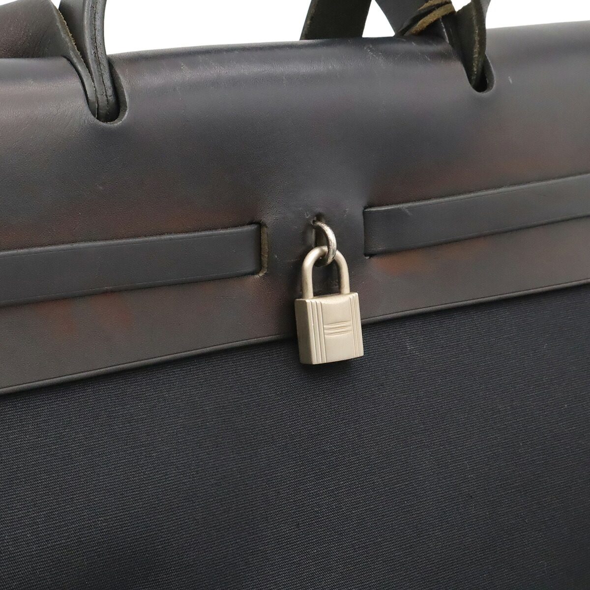 エルメス エールバッグMM トワルオフィシエ レザー 2wayバッグ