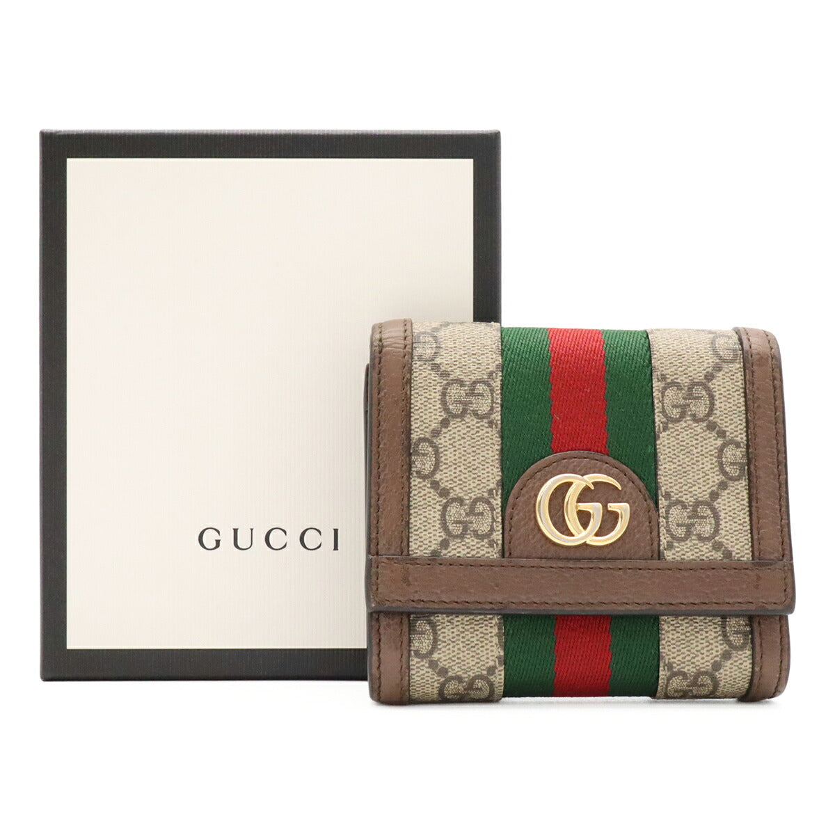 グッチ オフィディア GGスプリーム 二つ折り財布