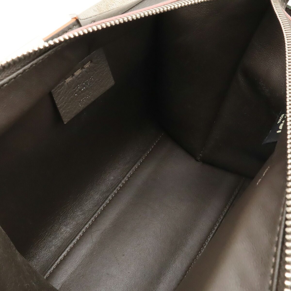 フェンディ プチトロワジュール レザー2wayハンドバッグ