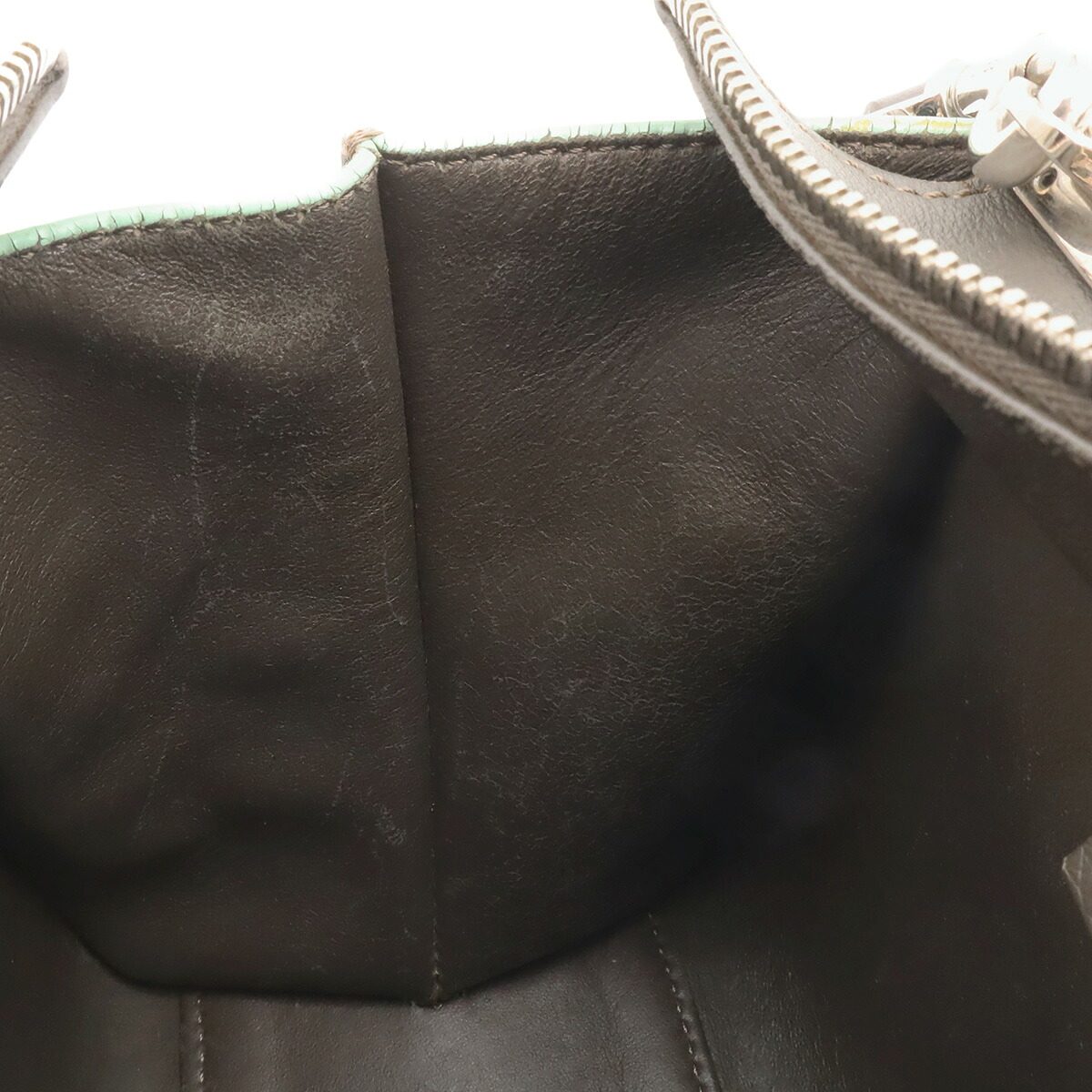 フェンディ プチトロワジュール レザー2wayハンドバッグ