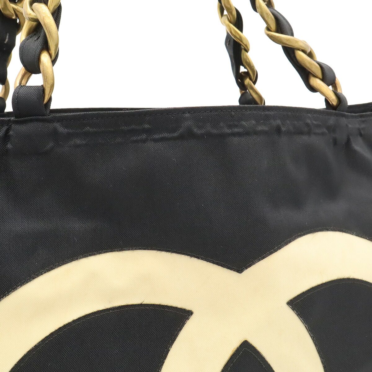 シャネル ココマーク ナイロンキャンバス トートバッグ