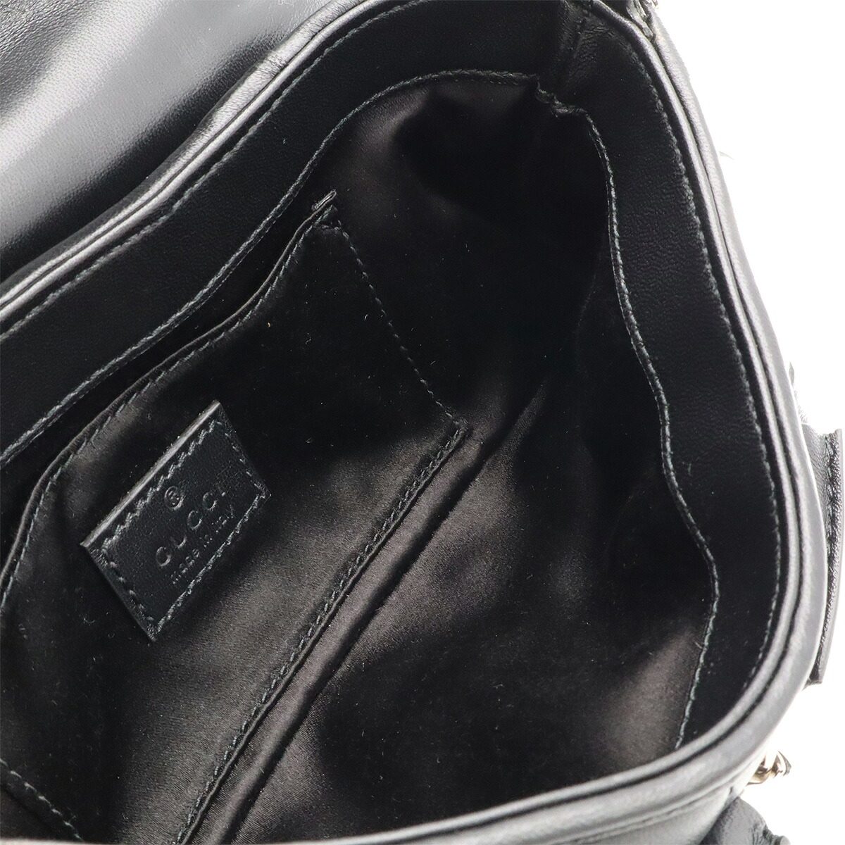 グッチ ホースビット レザー2wayショルダーバッグ スモール