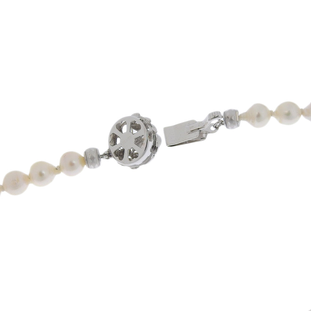 シルバー パール ネックレス 6.5-7mm