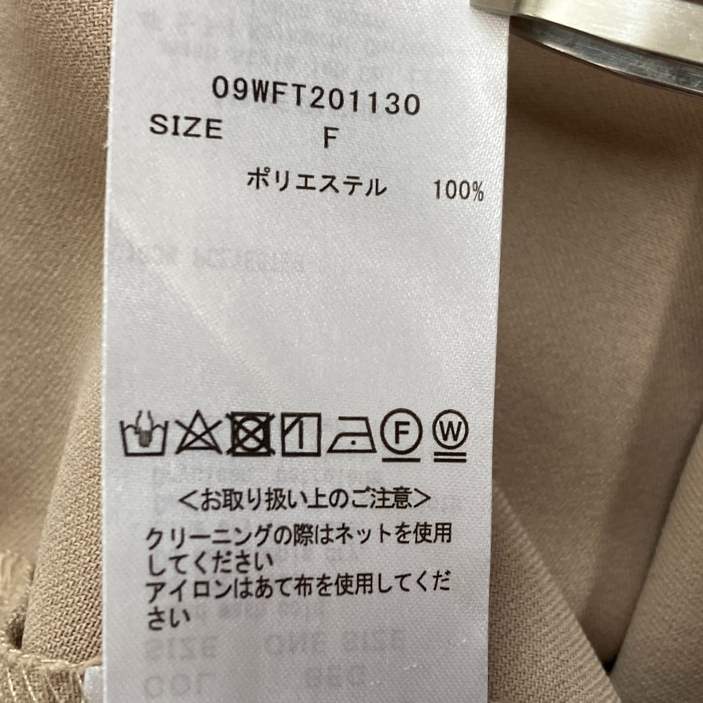 ミラオーウェン ネックギャザーワンピース