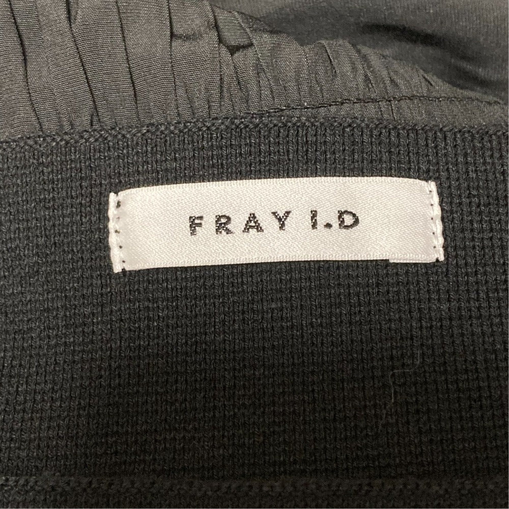 フレイアイディー ニットコンビシャーリングリボンワンピース