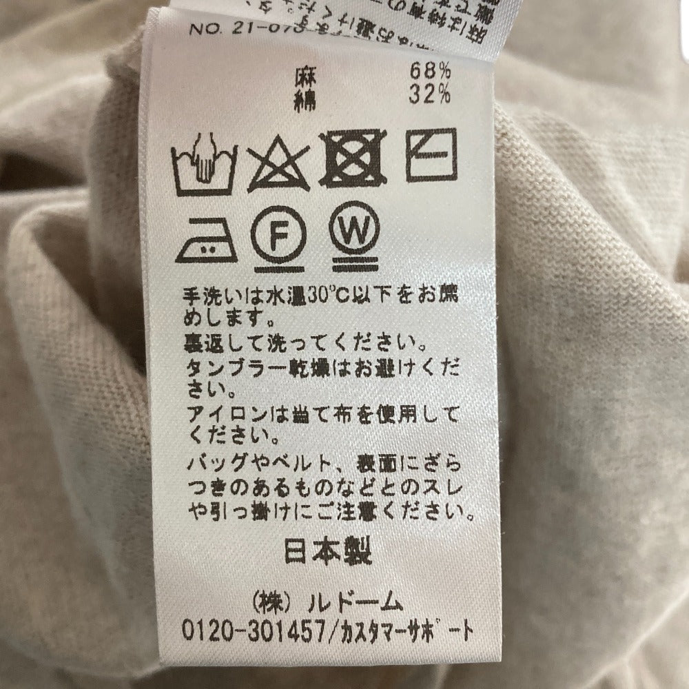 イエナ リネンコットンノースリーブカットソー