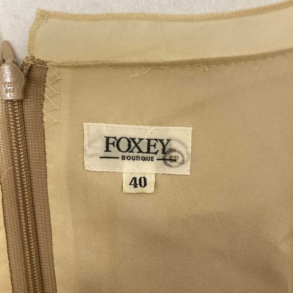 フォクシー フェイクスエードワンピース