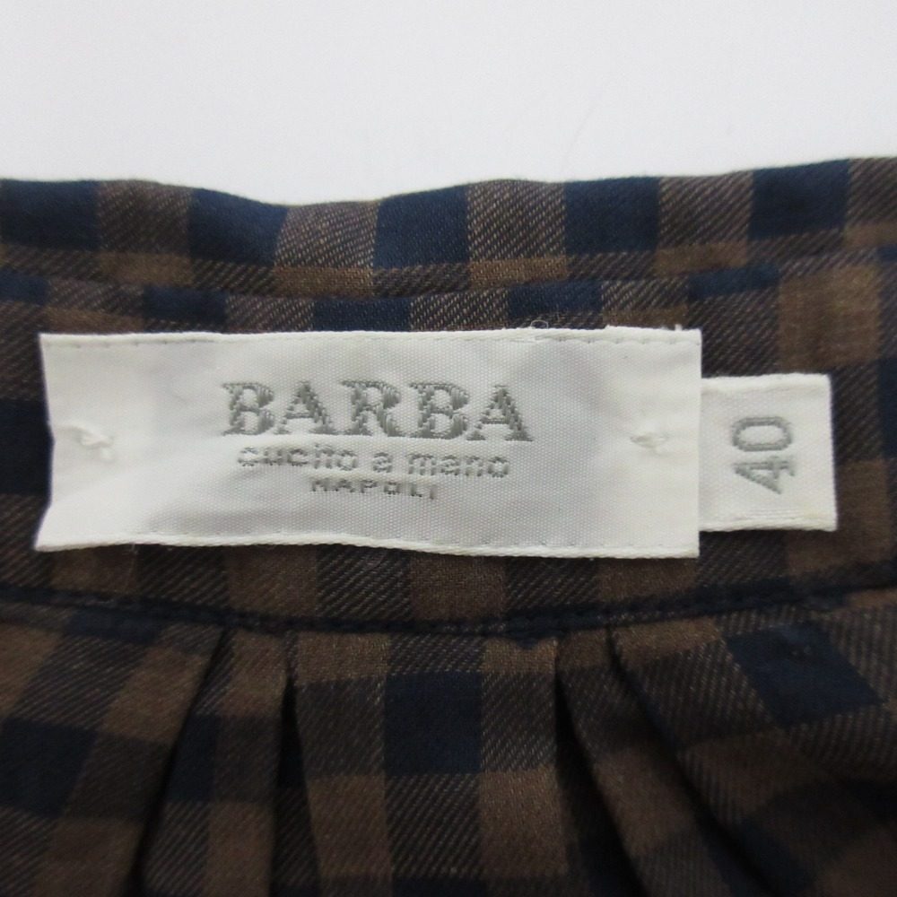 Barba スキッパー シャツ