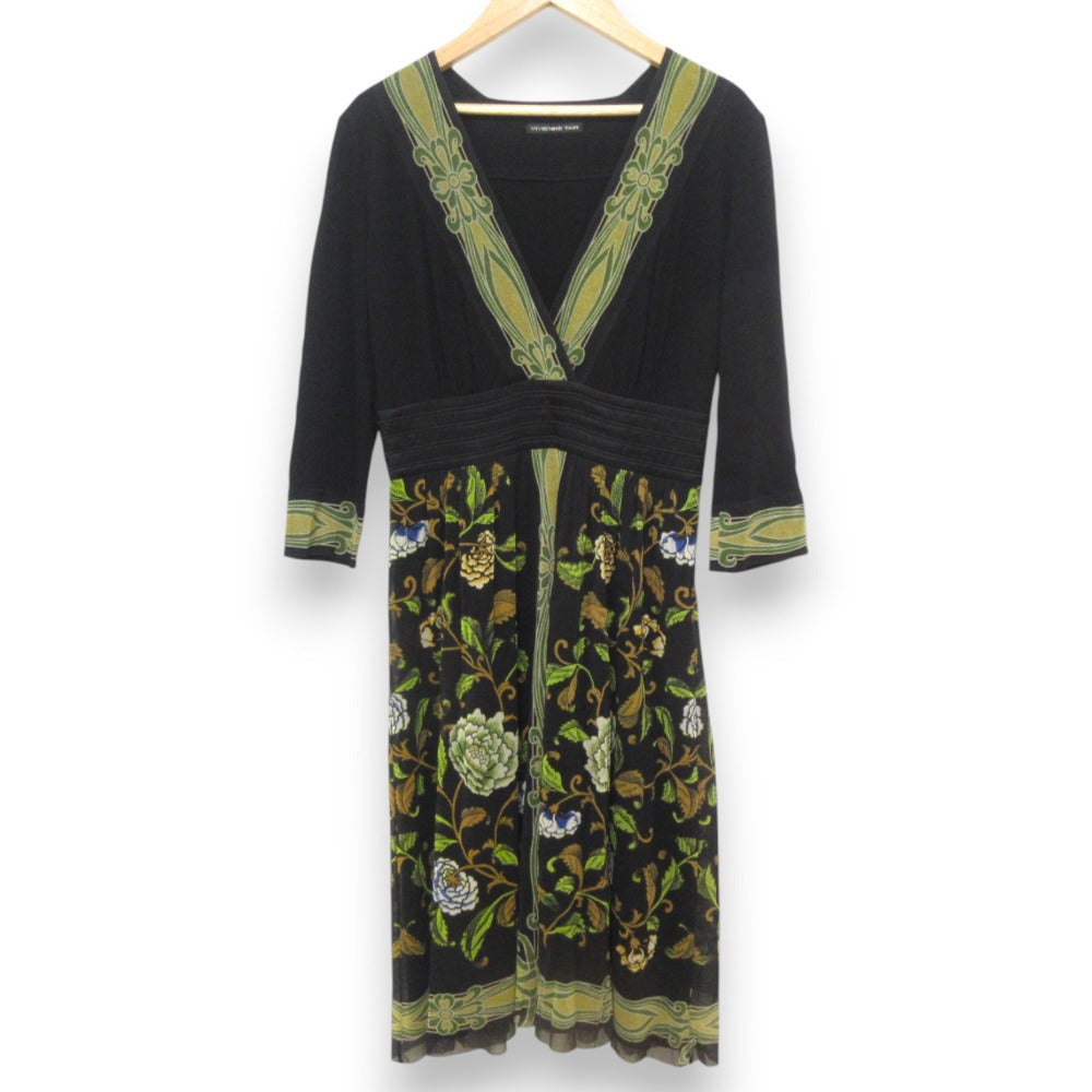 VIVIENNE TAM フラワー プリント ドレス