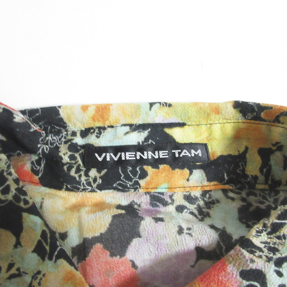 VIVIENNE TAM フラワー プリント 半袖 シャツ