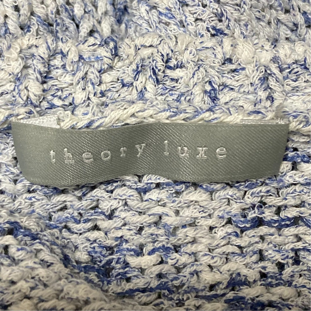 セオリーリュクス ミックスニットプルオーバーセーター