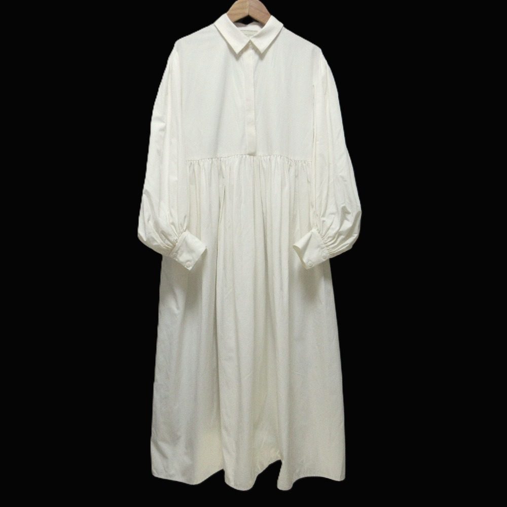 UNITED ARROWS バルーン スリーブ ロング ドレス