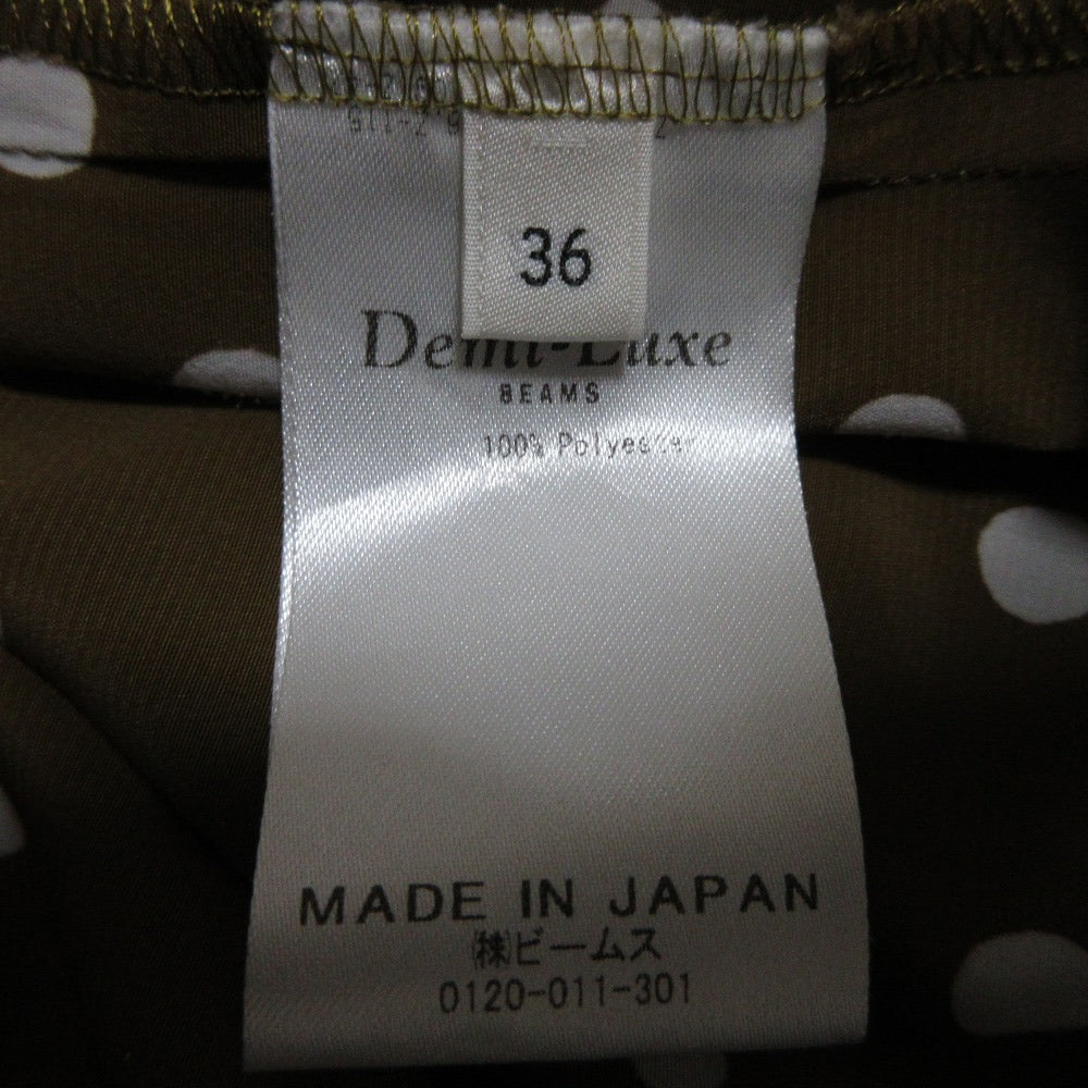 Demi-Luxe BEAMS ドット ドレス