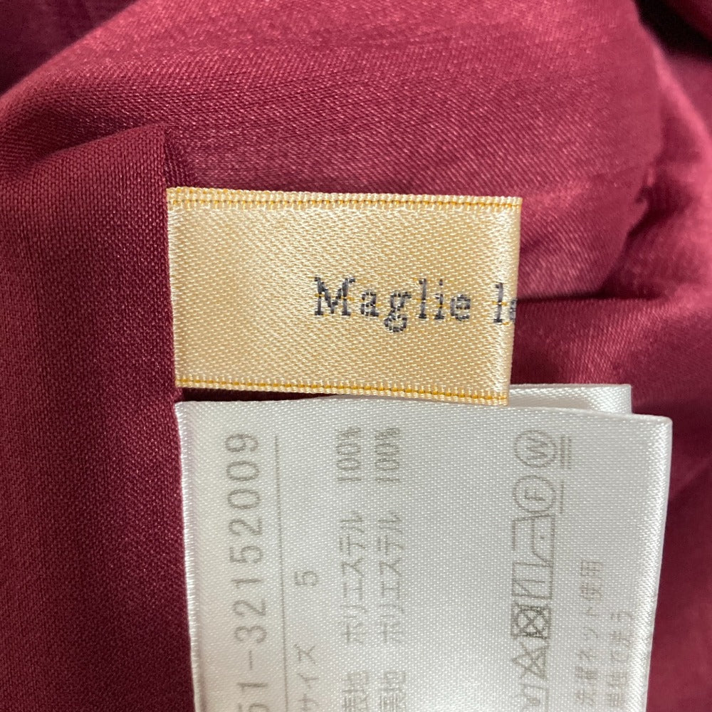 マーリエルカセット リネンライクステッチスカート